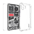 For Nothing Phone 2 ENKAY Transparent TPU Shockproof Phone Case with Glass Film - More Brand by ENKAY | Online Shopping South Africa | PMC TechLife | Buy Now Pay Later Mobicred