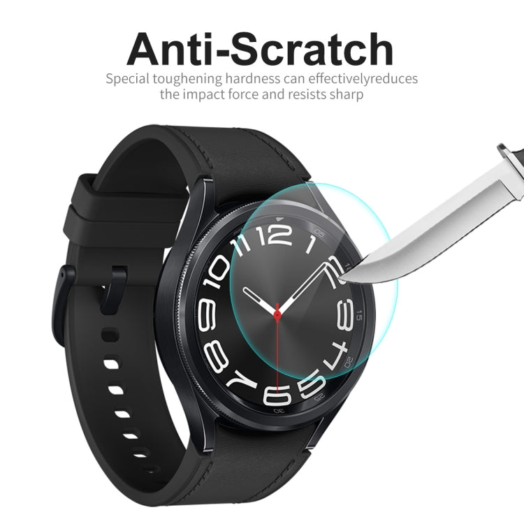 For Samsung Galaxy Watch6 Classic 43mm ENKAY 0.2mm 9H Tempered Glass Screen Protector Watch Film