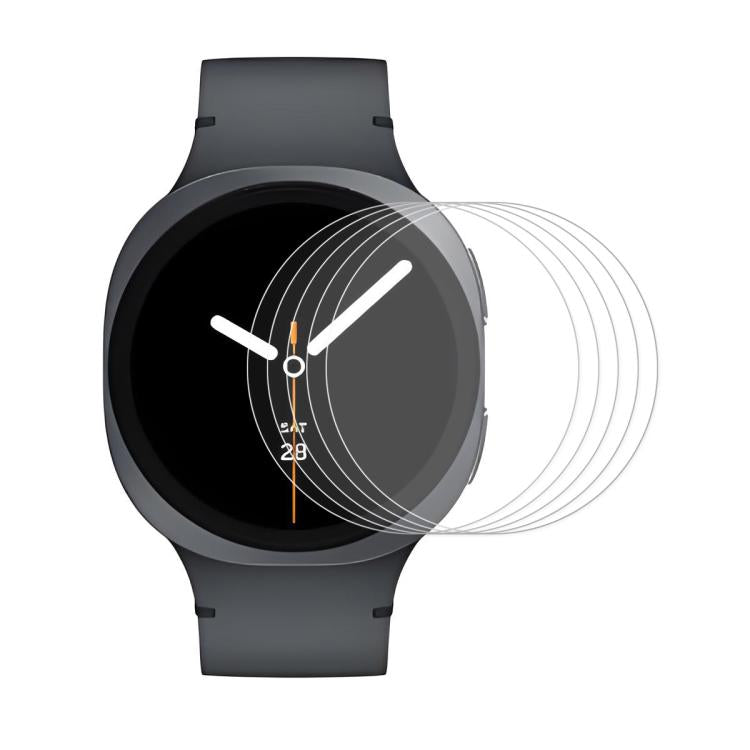 For Samsung Galaxy Watch8 40mm 5pcs ENKAY 0.2mm 9H Tempered Glass Screen Protector Watch Film
