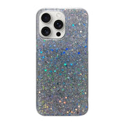 For iPhone 16 Pro Glitter Sequins Epoxy TPU Phone Case(Silver)