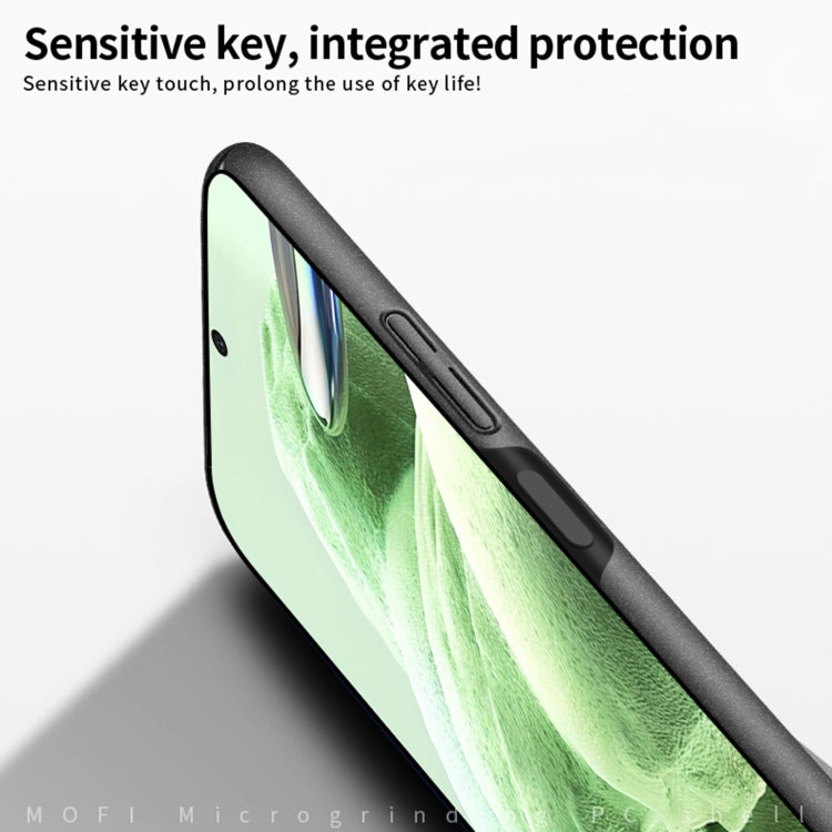 For Xiaomi Redmi Note 12 Pro Global MOFI Fandun Series Frosted PC Ultra-thin All-inclusive Phone Case(Black)