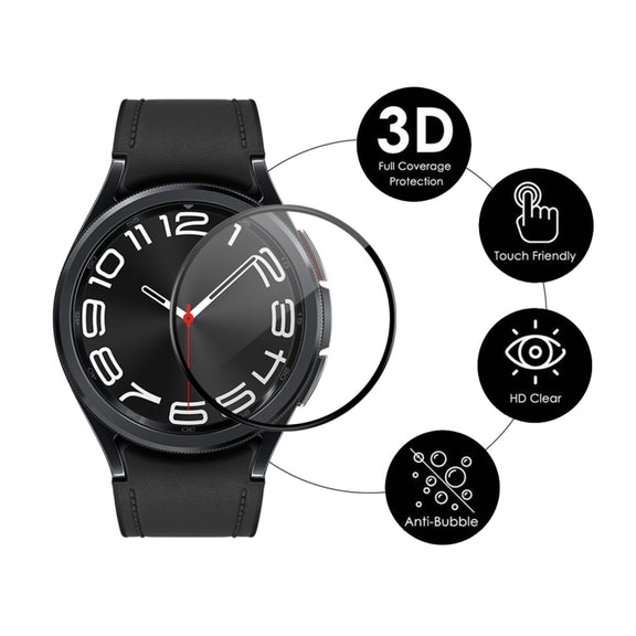 For Samsung Galaxy Watch6 Classic 43mm ENKAY 3D Full Coverage Soft PC Edge PMMA HD Screen Film