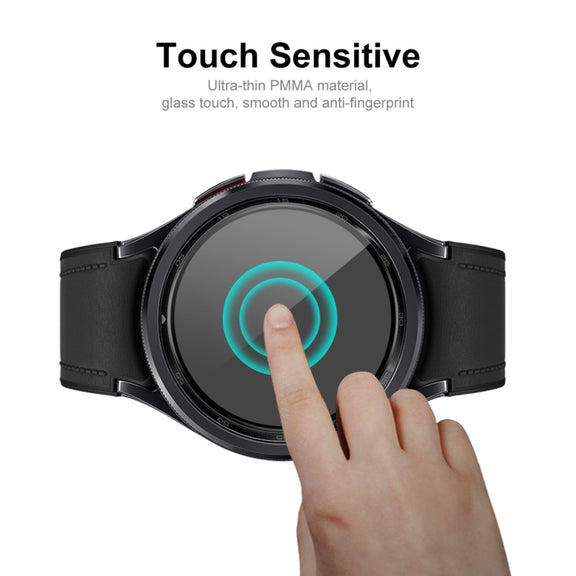 For Samsung Galaxy Watch6 Classic 43mm ENKAY 3D Full Coverage Soft PC Edge PMMA HD Screen Film