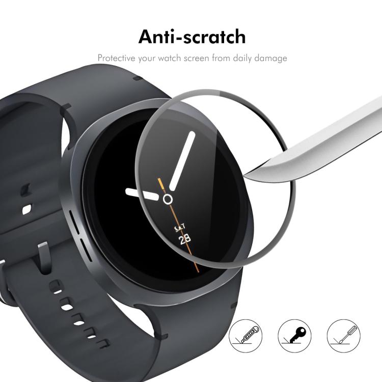 For Samsung Galaxy Watch8 40mm ENKAY 3D Full Coverage Soft PC Edge PMMA HD Screen Film