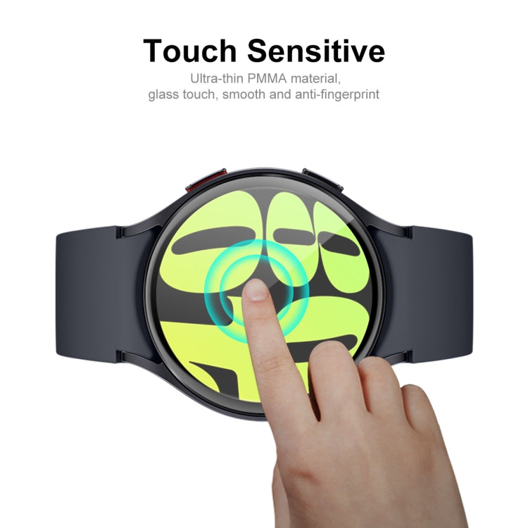 For Samsung Galaxy Watch6 / Watch7 44mm 2pcs ENKAY 3D Full Coverage Soft PC Edge PMMA HD Screen Film