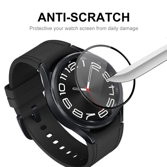 For Samsung Galaxy Watch6 Classic 43mm 2pcs ENKAY 3D Full Coverage Soft PC Edge PMMA HD Screen Film