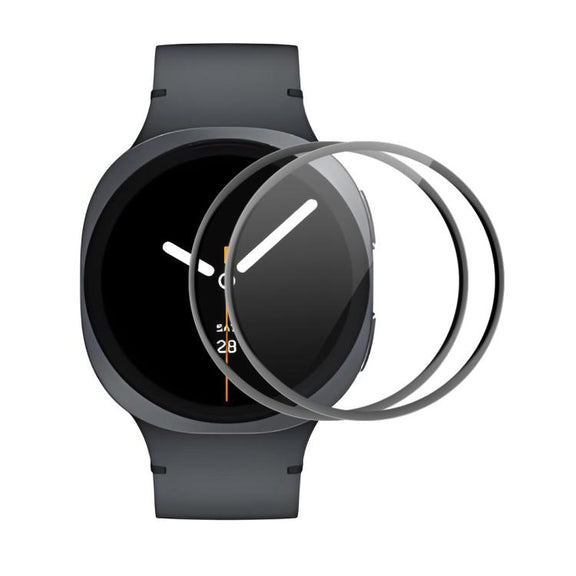 For Samsung Galaxy Watch8 40mm 2pcs ENKAY 3D Full Coverage Soft PC Edge PMMA HD Screen Film