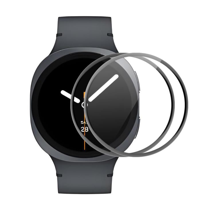 For Samsung Galaxy Watch8 44mm 2pcs ENKAY 3D Full Coverage Soft PC Edge PMMA HD Screen Film