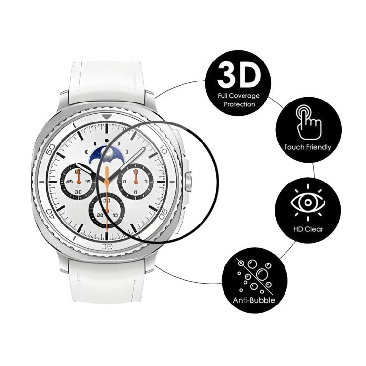 For Samsung Galaxy Watch8 Classic 46mm 2pcs ENKAY 3D Full Coverage Soft PC Edge PMMA HD Screen Film
