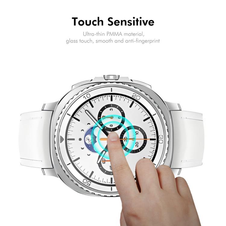 For Samsung Galaxy Watch8 Classic 46mm 2pcs ENKAY 3D Full Coverage Soft PC Edge PMMA HD Screen Film