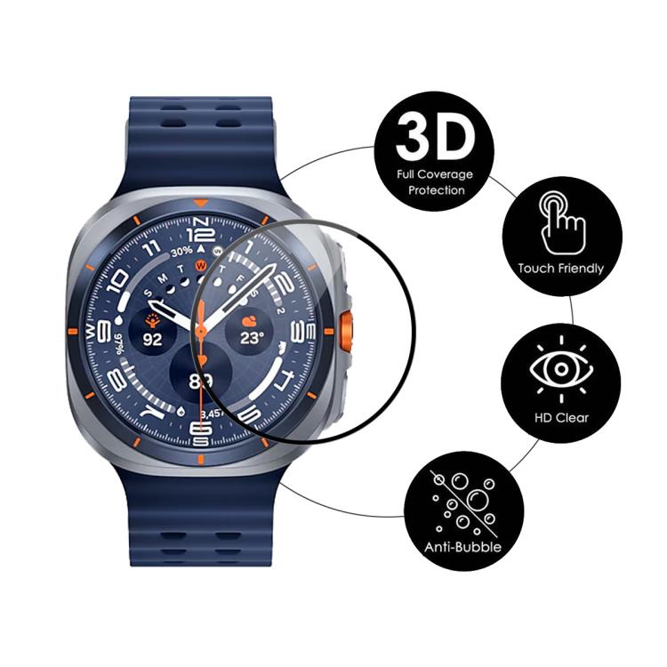 For Samsung Galaxy Watch Ultra 47mm / Ultra 2025 2pcs ENKAY 3D Full Coverage Soft PC Edge PMMA HD Screen Film