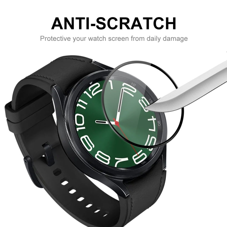For Samsung Galaxy Watch6 Classic / Ultra 47mm 5pcs ENKAY 3D Full Coverage Soft PC Edge PMMA HD Screen Film