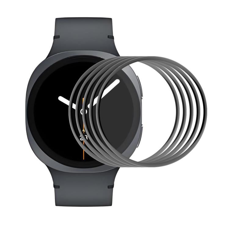 For Samsung Galaxy Watch8 44mm 5pcs ENKAY 3D Full Coverage Soft PC Edge PMMA HD Screen Film