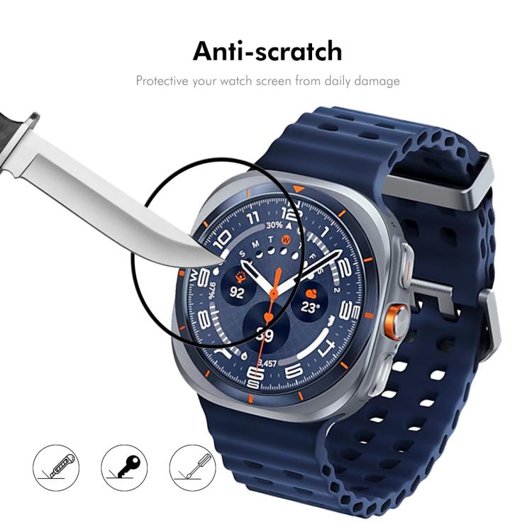For Samsung Galaxy Watch Ultra 47mm / Ultra 2025 5pcs ENKAY 3D Full Coverage Soft PC Edge PMMA HD Screen Film