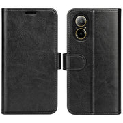 For Realme C67 4G R64 Texture Horizontal Flip Leather Phone Case(Black)