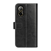 For Realme C67 4G R64 Texture Horizontal Flip Leather Phone Case(Black)