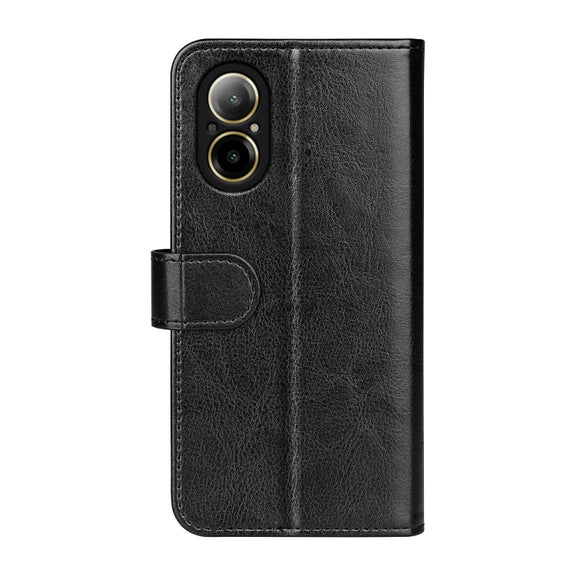 For Realme C67 4G R64 Texture Horizontal Flip Leather Phone Case(Black)