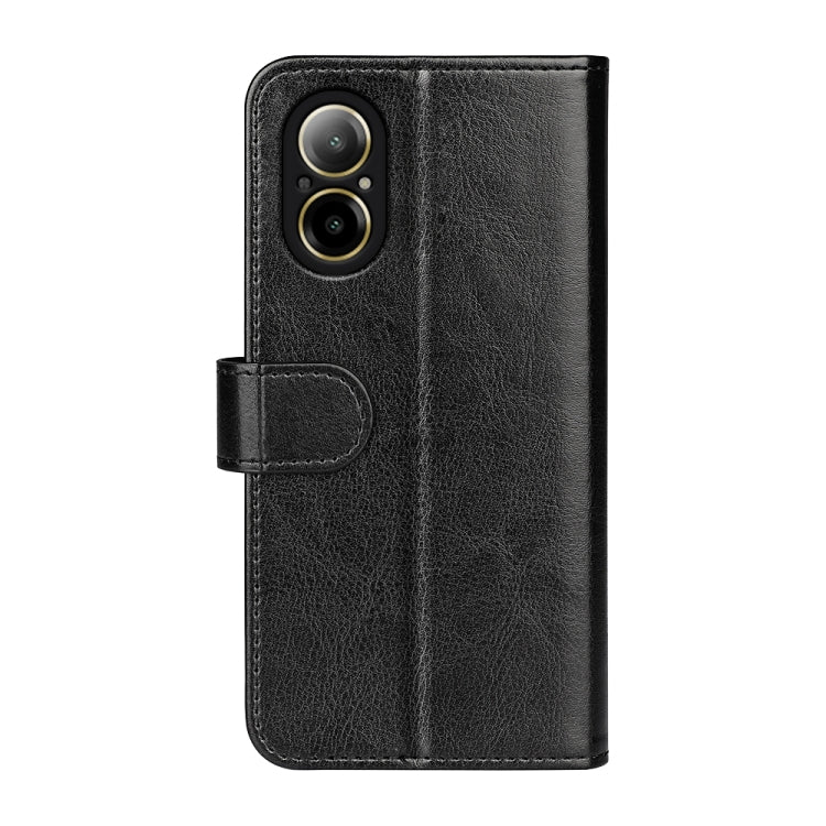 For Realme C67 4G R64 Texture Horizontal Flip Leather Phone Case(Black)