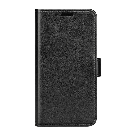 For Realme 12 5G R64 Texture Horizontal Flip Leather Phone Case(Black)