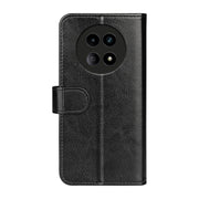 For Realme 12 5G R64 Texture Horizontal Flip Leather Phone Case(Black)