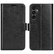 For Samsung Galaxy A15 R64 Texture Horizontal Flip Leather Phone Case(Black)