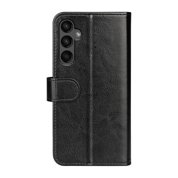 For Samsung Galaxy A15 R64 Texture Horizontal Flip Leather Phone Case(Black)