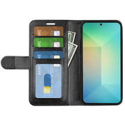 For Samsung Galaxy S25 5G R64 Texture Horizontal Flip Leather Phone Case(Black)