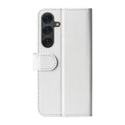 For Samsung Galaxy S25 5G R64 Texture Horizontal Flip Leather Phone Case(White)