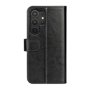 For Samsung Galaxy S25 Ultra 5G R64 Texture Horizontal Flip Leather Phone Case(Black)