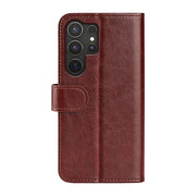 For Samsung Galaxy S25 Ultra 5G R64 Texture Horizontal Flip Leather Phone Case(Brown)