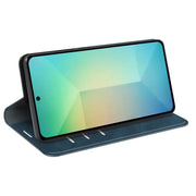 For Samsung Galaxy S25 5G Retro-skin Magnetic Suction Leather Phone Case(Dark Blue)