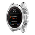 For Garmin Epix Pro 42mm Half Package Electroplated TPU Watch Protective Case(Sliver) - Watch Cases by PMC TechLife | Online Shopping South Africa | PMC TechLife