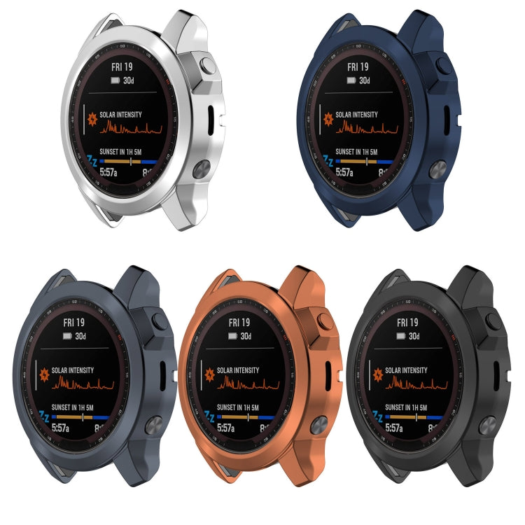 For Garmin Epix Pro 51mm Half Package Electroplated TPU Watch Protective Case(Gold)