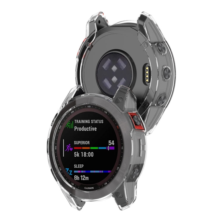 For Garmin Epix Pro 47mm Half-Package TPU Watch Protective Case(Transparent)