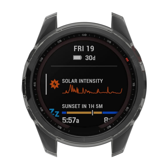 For Garmin Epix Pro 47mm Half-Package TPU Watch Protective Case(Transparent)