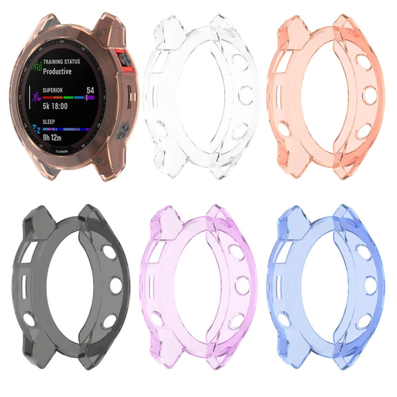 For Garmin Epix Pro 47mm Half-Package TPU Watch Protective Case(Transparent)