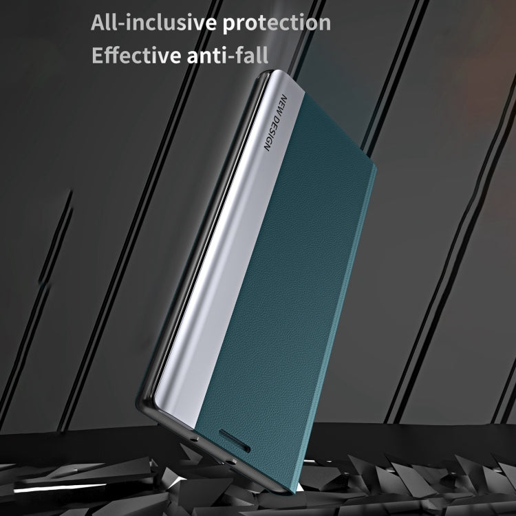 For iPhone 16 Pro Side Electroplated Adsorption Leather Phone Case(Silver)