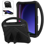 For Samsung Galaxy Tab S9 EVA Shockproof Tablet Case with Holder(Black)