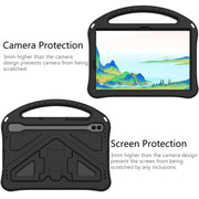 For Samsung Galaxy Tab S9 EVA Shockproof Tablet Case with Holder(Black)