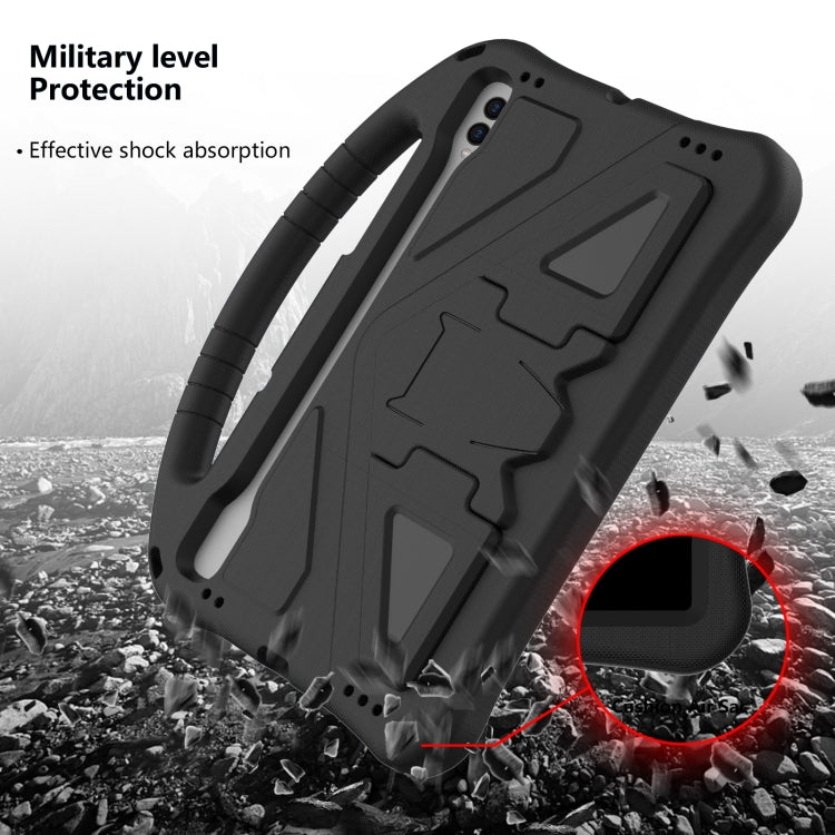 For Samsung Galaxy Tab S9 EVA Shockproof Tablet Case with Holder(Black)