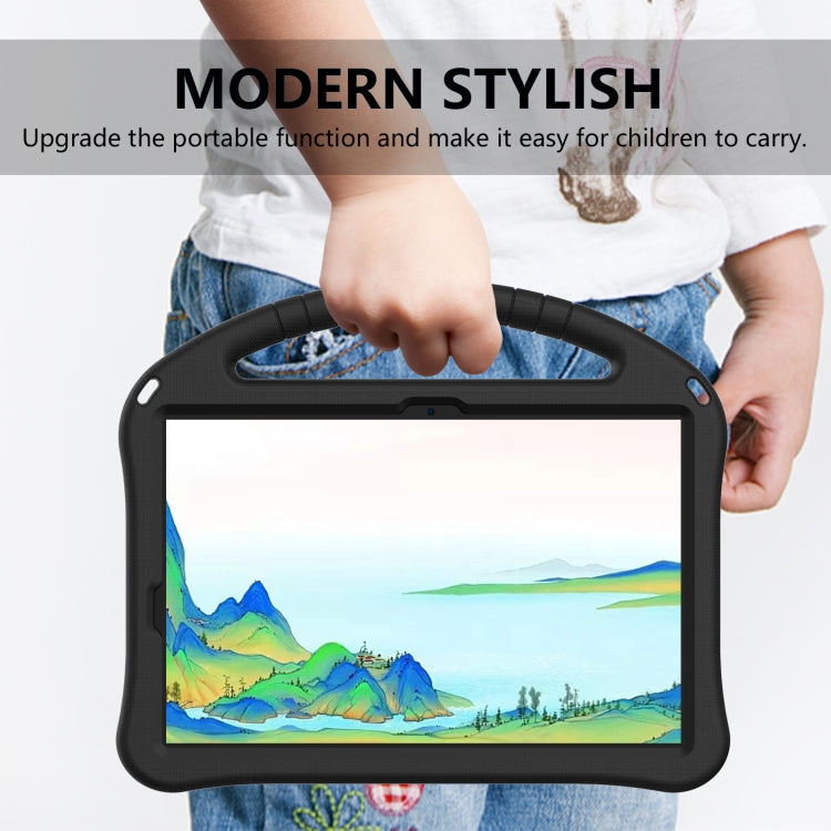 For Samsung Galaxy Tab S9 EVA Shockproof Tablet Case with Holder(Black)