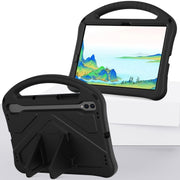 For Samsung Galaxy Tab S9 EVA Shockproof Tablet Case with Holder(Black)