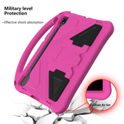 For Samsung Galaxy Tab S10+ 12.4 EVA Shockproof Tablet Case with Holder(Rose Red)