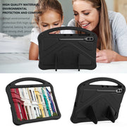 For Samsung Galaxy Tab S10 Ultra 14.6 EVA Shockproof Tablet Case with Holder(Black)