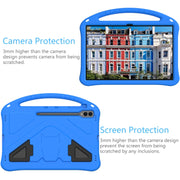 For Samsung Galaxy Tab S10 Ultra 14.6 EVA Shockproof Tablet Case with Holder(Blue)