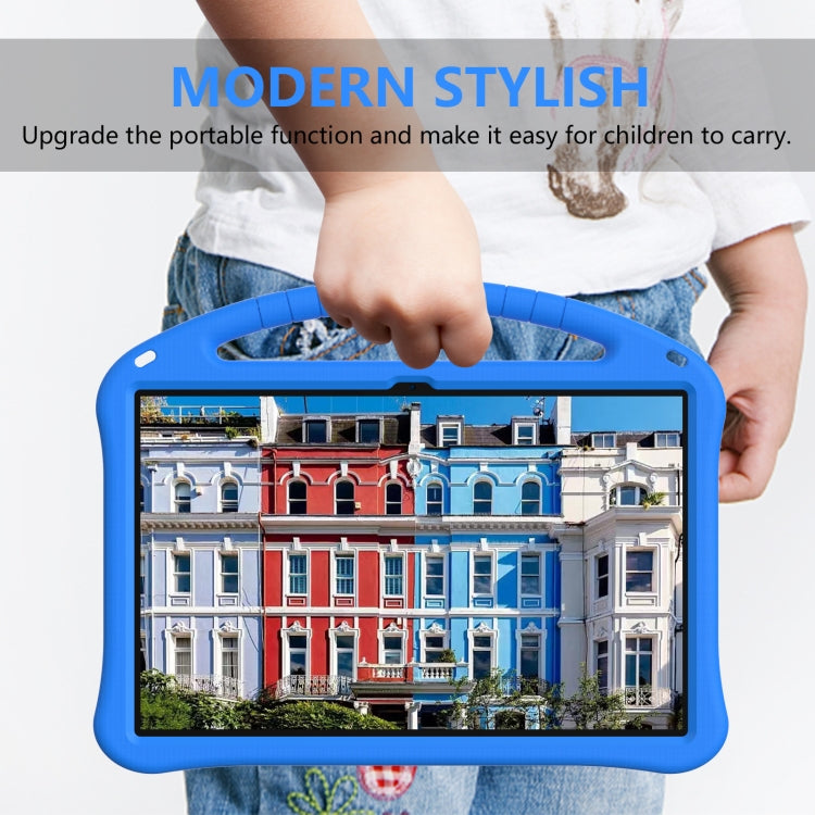 For Samsung Galaxy Tab S10 Ultra 14.6 EVA Shockproof Tablet Case with Holder(Blue)