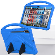 For Samsung Galaxy Tab S10 Ultra 14.6 EVA Shockproof Tablet Case with Holder(Blue)