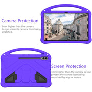For Samsung Galaxy Tab S10 Ultra 14.6 EVA Shockproof Tablet Case with Holder(Purple)