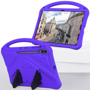 For Samsung Galaxy Tab S10 Ultra 14.6 EVA Shockproof Tablet Case with Holder(Purple)