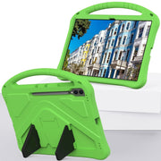 For Samsung Galaxy Tab S10 Ultra 14.6 EVA Shockproof Tablet Case with Holder(Green)